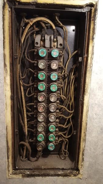 electrical circuit box with screw in fuses|old style fuse panels diagram.